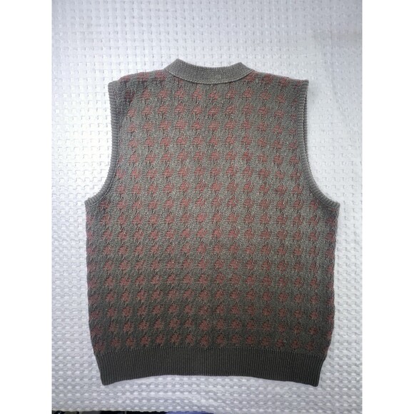 Vintage Chaps Ralph Lauren Mens Sweater Vest Size Large Grandpa USA Made - Picture 6 of 9